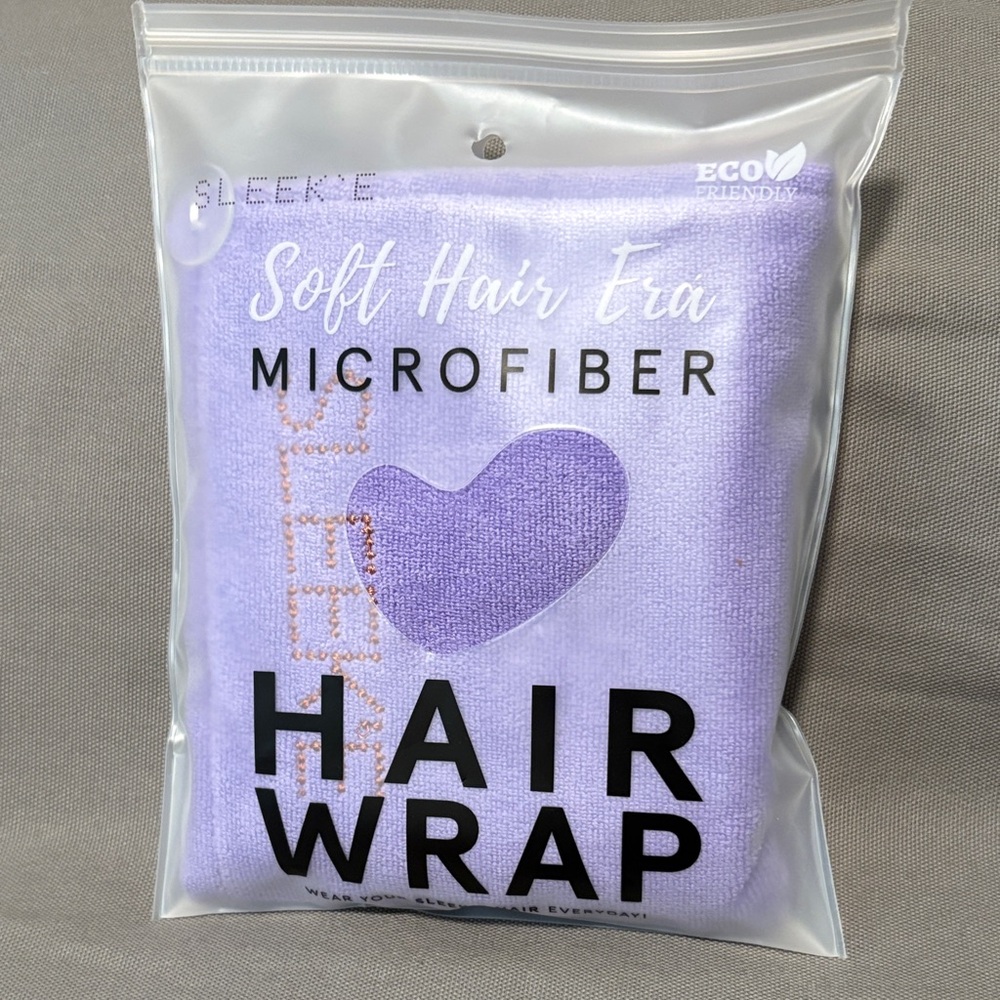 New Sleek’e Purple Microfiber Hair Wrap